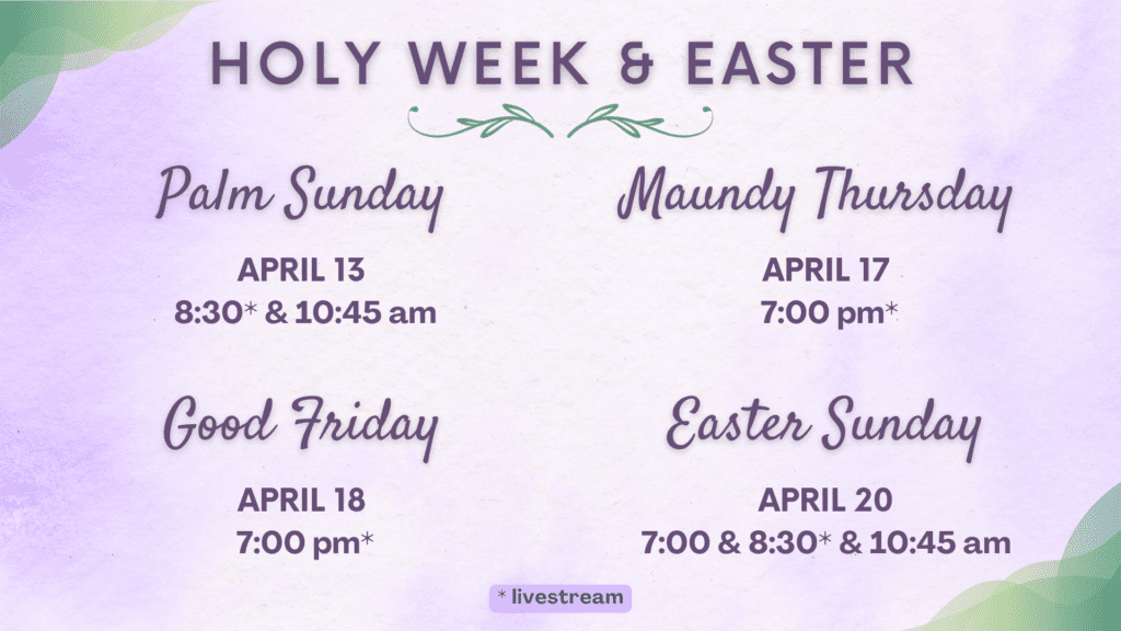 Holy Week & Easter 2025 (1)