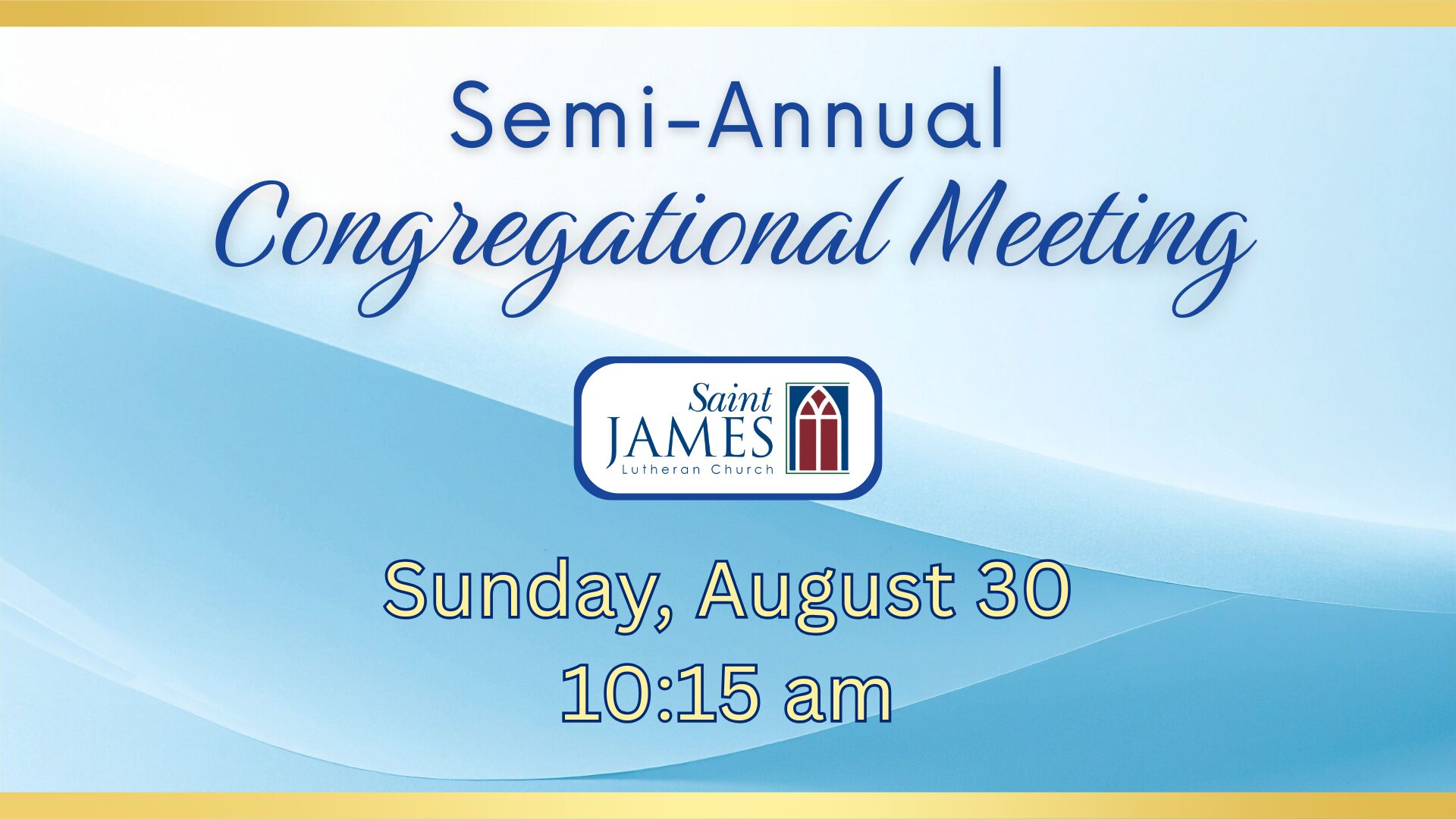 Semi-Annual Meeting 8-30-26